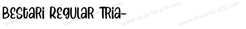 Bestari Regular Tria字体转换